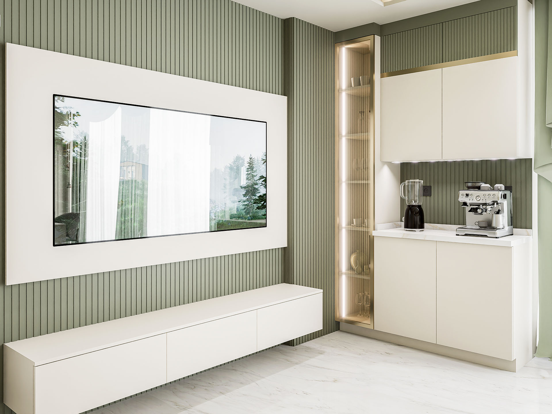 Batı Prestij Konutları Ada Mutfak ile Modern Mekân Kurgusu