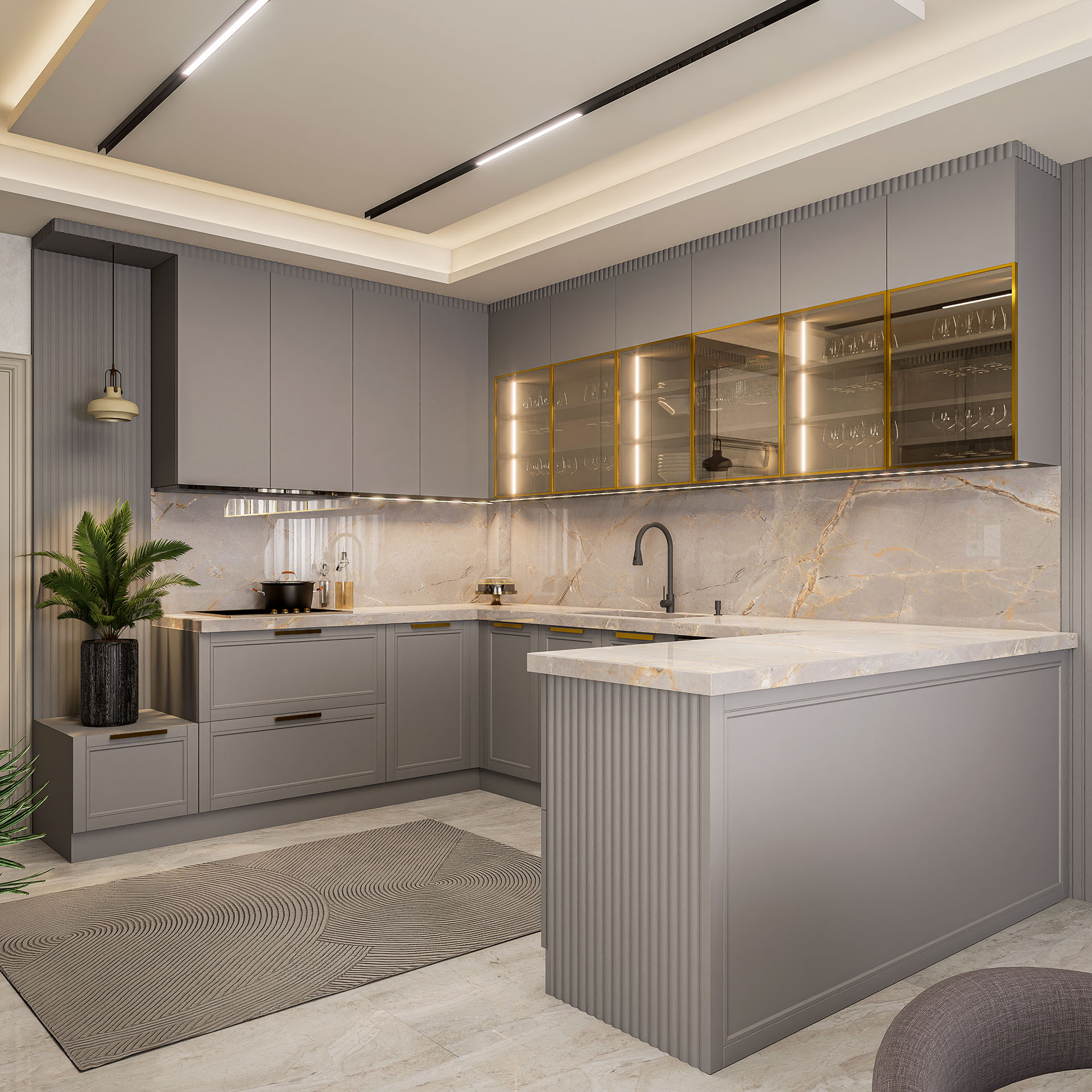 Oba 23 Konut Projesi Mutfak Tasarımı